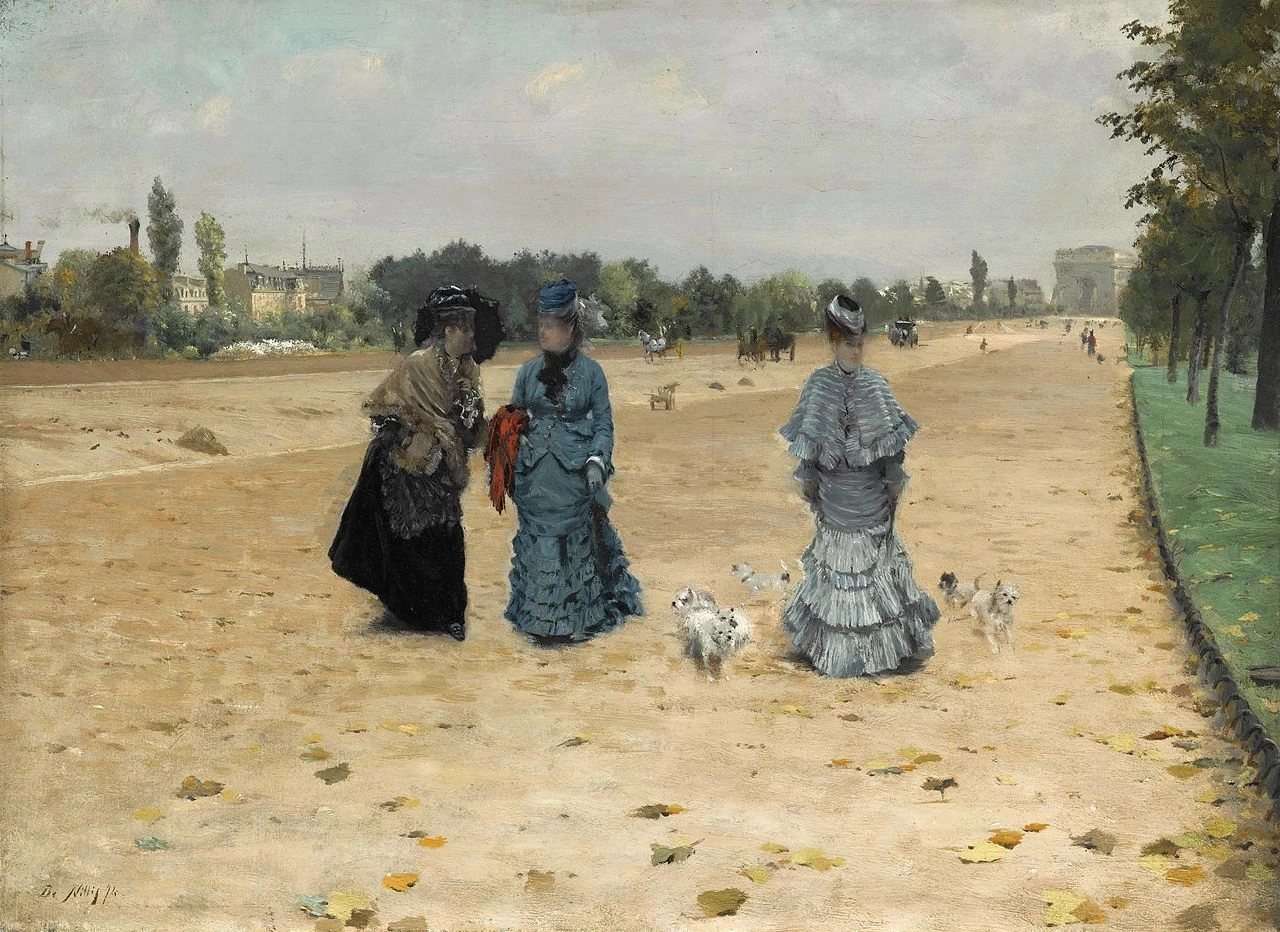Giuseppe De Nittis - Avenue de Bois du Boulogne